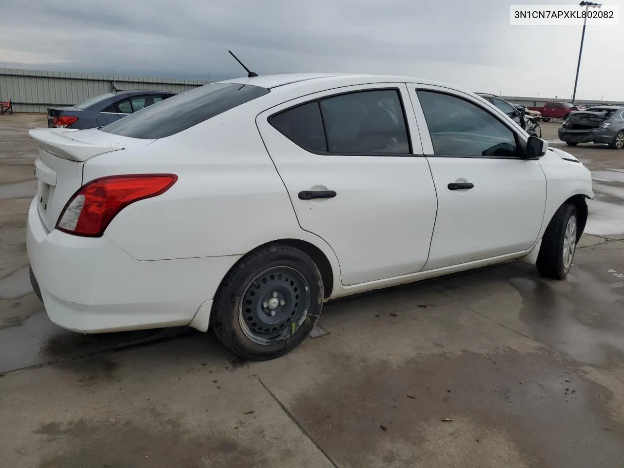 2019 Nissan Versa S VIN: 3N1CN7APXKL802082 Lot: 63182414