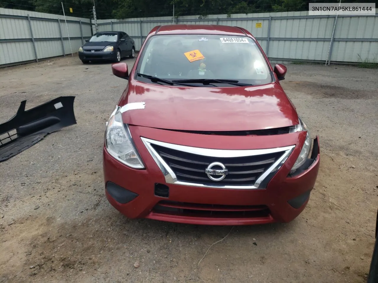 3N1CN7AP5KL861444 2019 Nissan Versa S