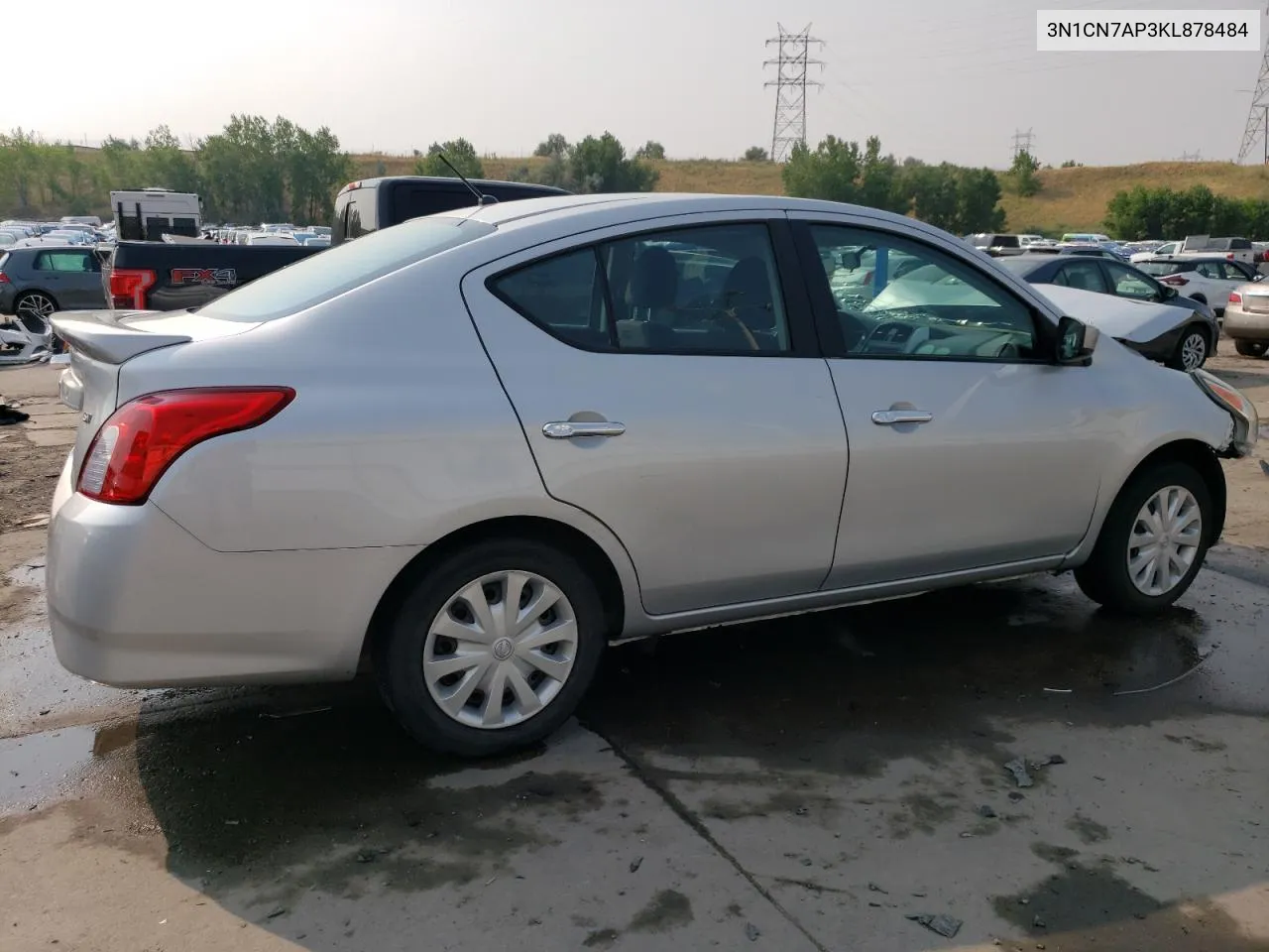 2019 Nissan Versa S VIN: 3N1CN7AP3KL878484 Lot: 64235514