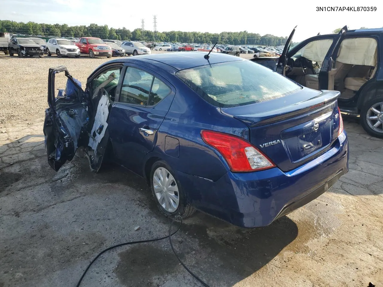 2019 Nissan Versa S VIN: 3N1CN7AP4KL870359 Lot: 65210554