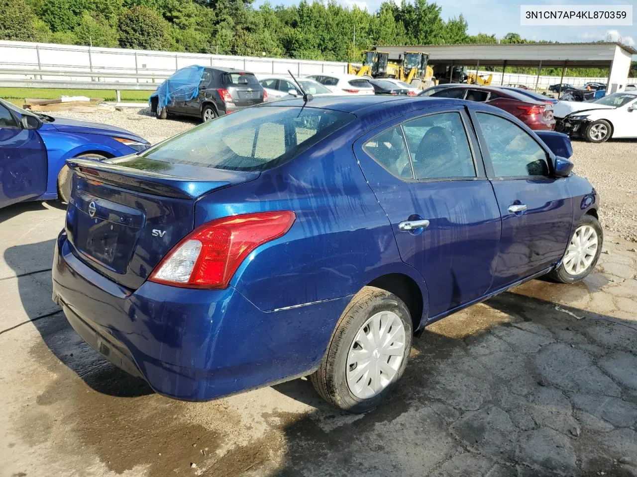 3N1CN7AP4KL870359 2019 Nissan Versa S