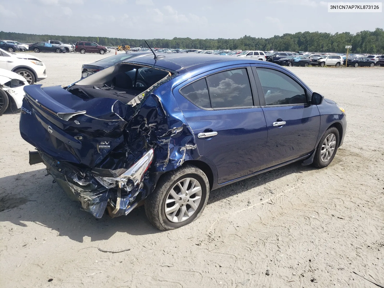 3N1CN7AP7KL873126 2019 Nissan Versa S