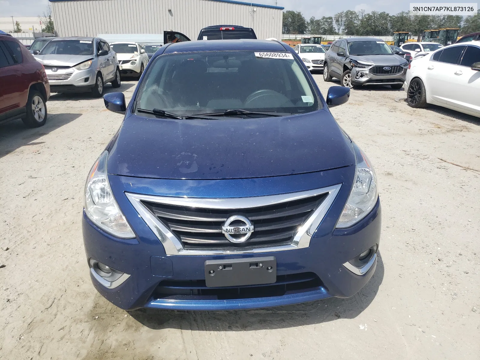 2019 Nissan Versa S VIN: 3N1CN7AP7KL873126 Lot: 65608934