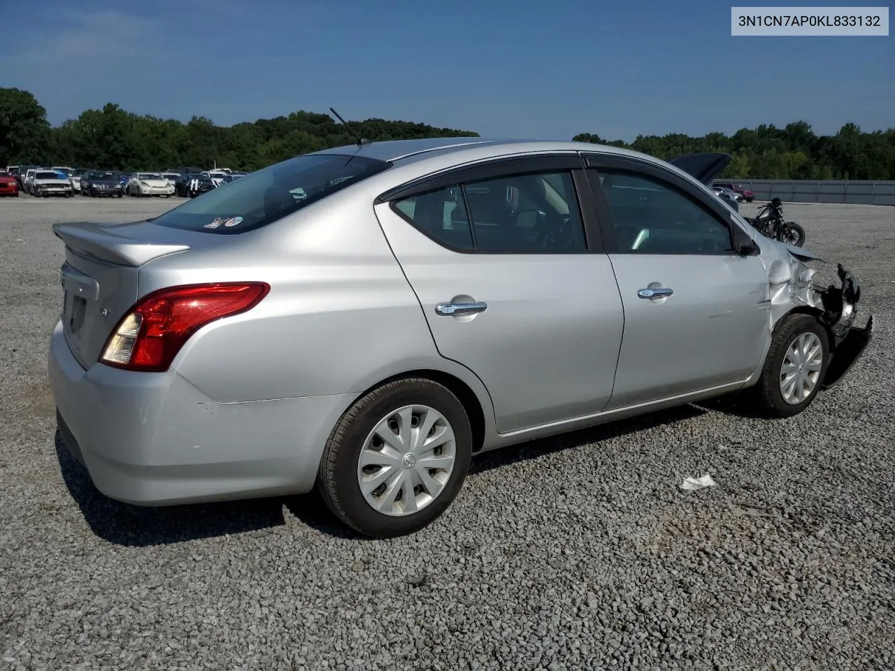 3N1CN7AP0KL833132 2019 Nissan Versa S