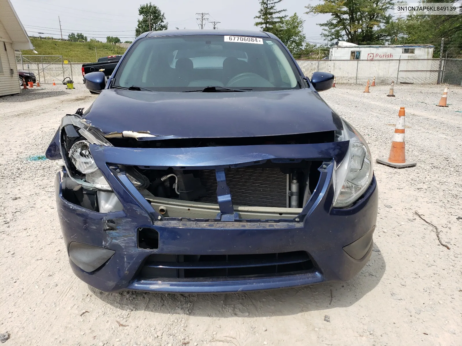 3N1CN7AP6KL849139 2019 Nissan Versa S