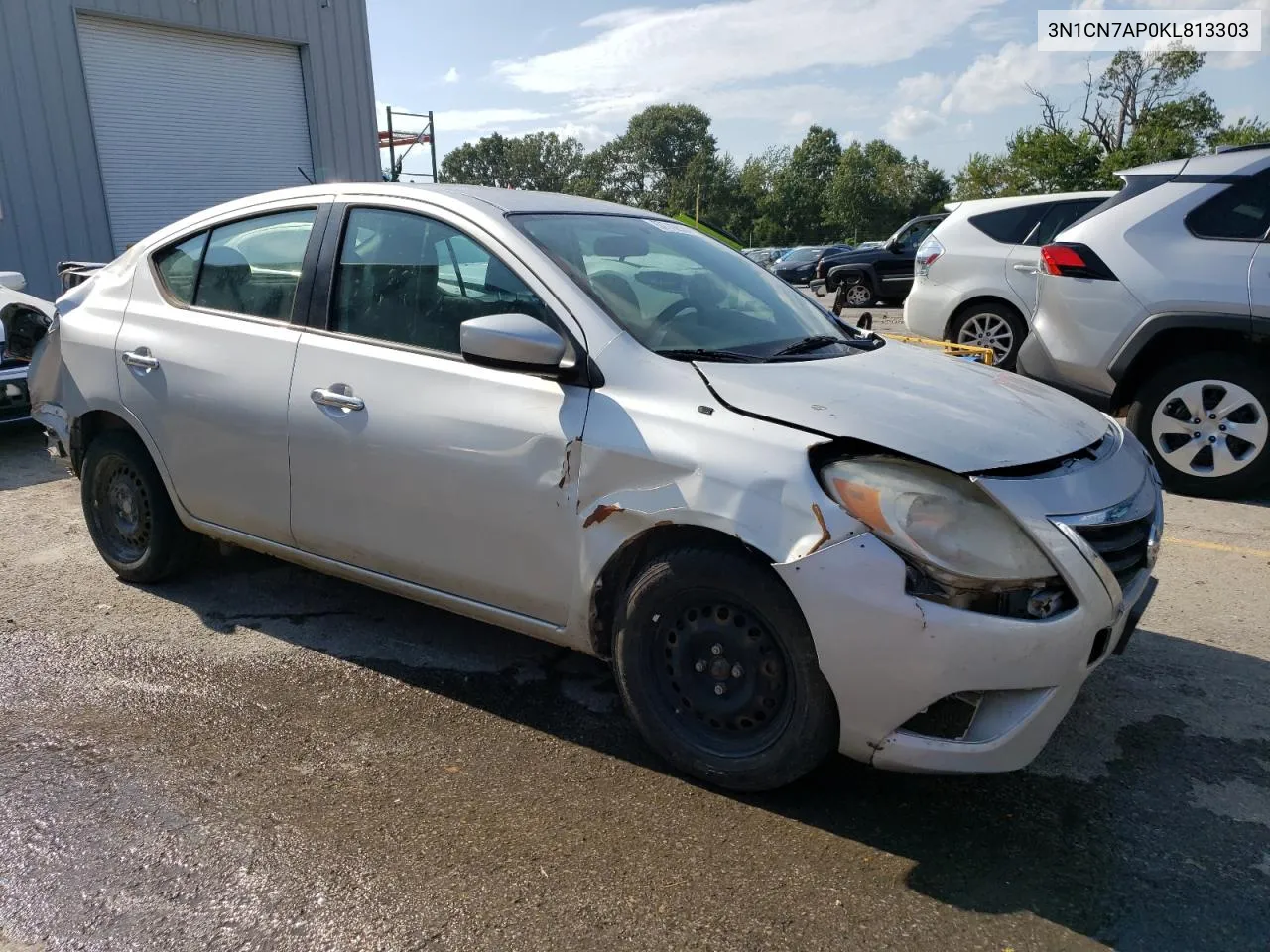 3N1CN7AP0KL813303 2019 Nissan Versa S