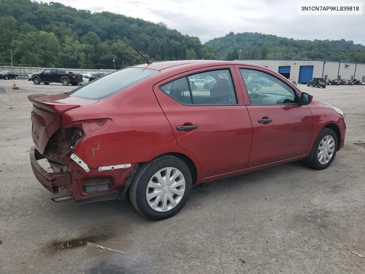 3N1CN7AP9KL839818 2019 Nissan Versa S