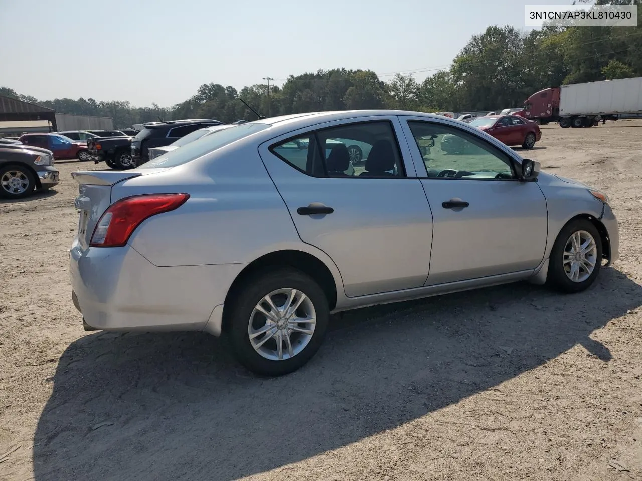 2019 Nissan Versa S VIN: 3N1CN7AP3KL810430 Lot: 68693244