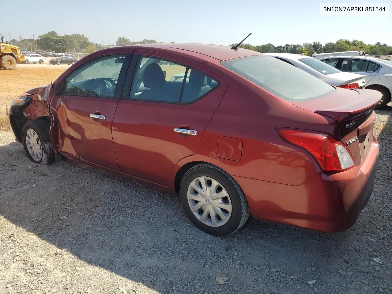 3N1CN7AP3KL851544 2019 Nissan Versa S