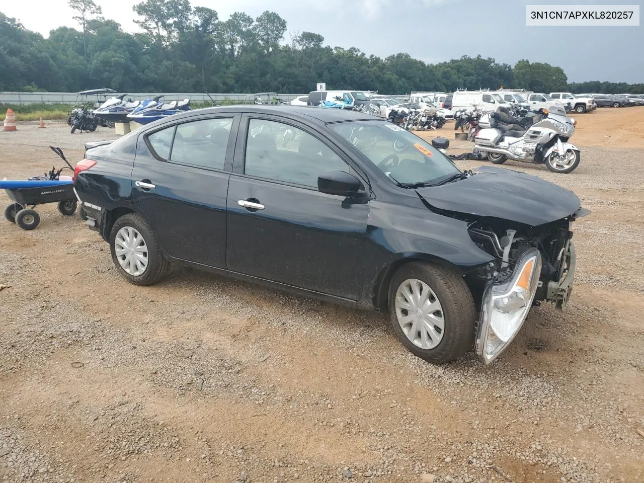 2019 Nissan Versa S VIN: 3N1CN7APXKL820257 Lot: 69486874