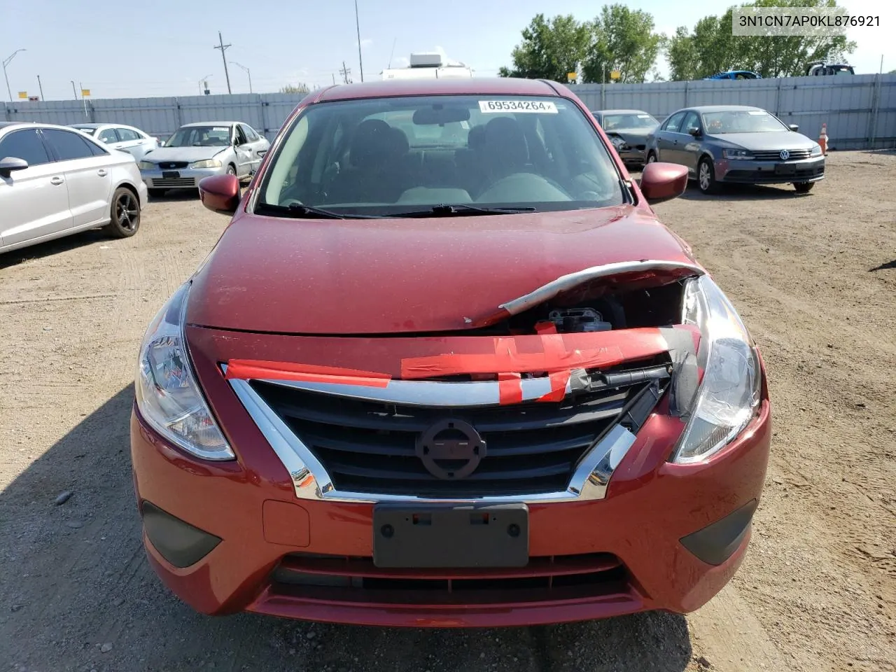 3N1CN7AP0KL876921 2019 Nissan Versa S