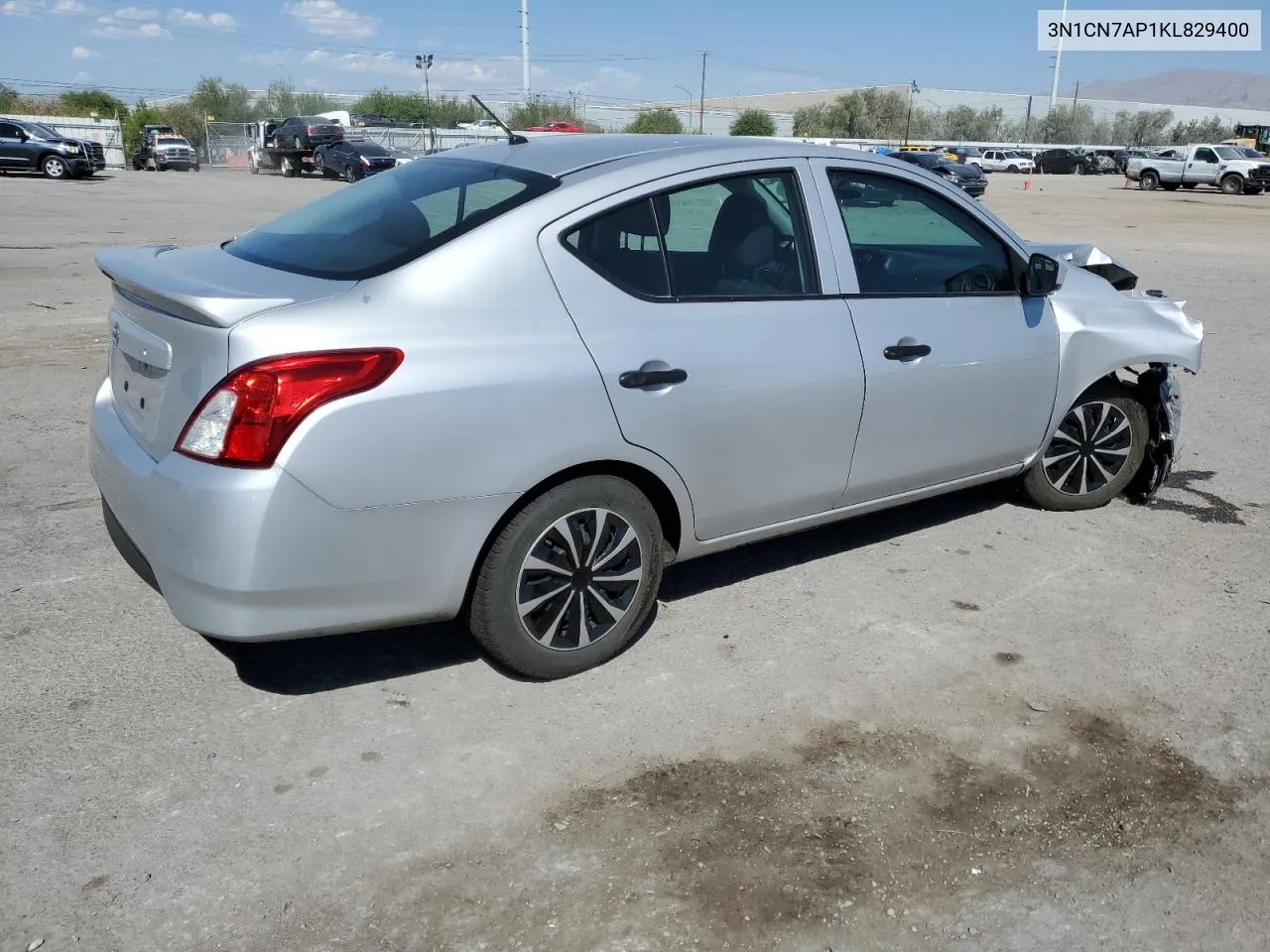 2019 Nissan Versa S VIN: 3N1CN7AP1KL829400 Lot: 69794724