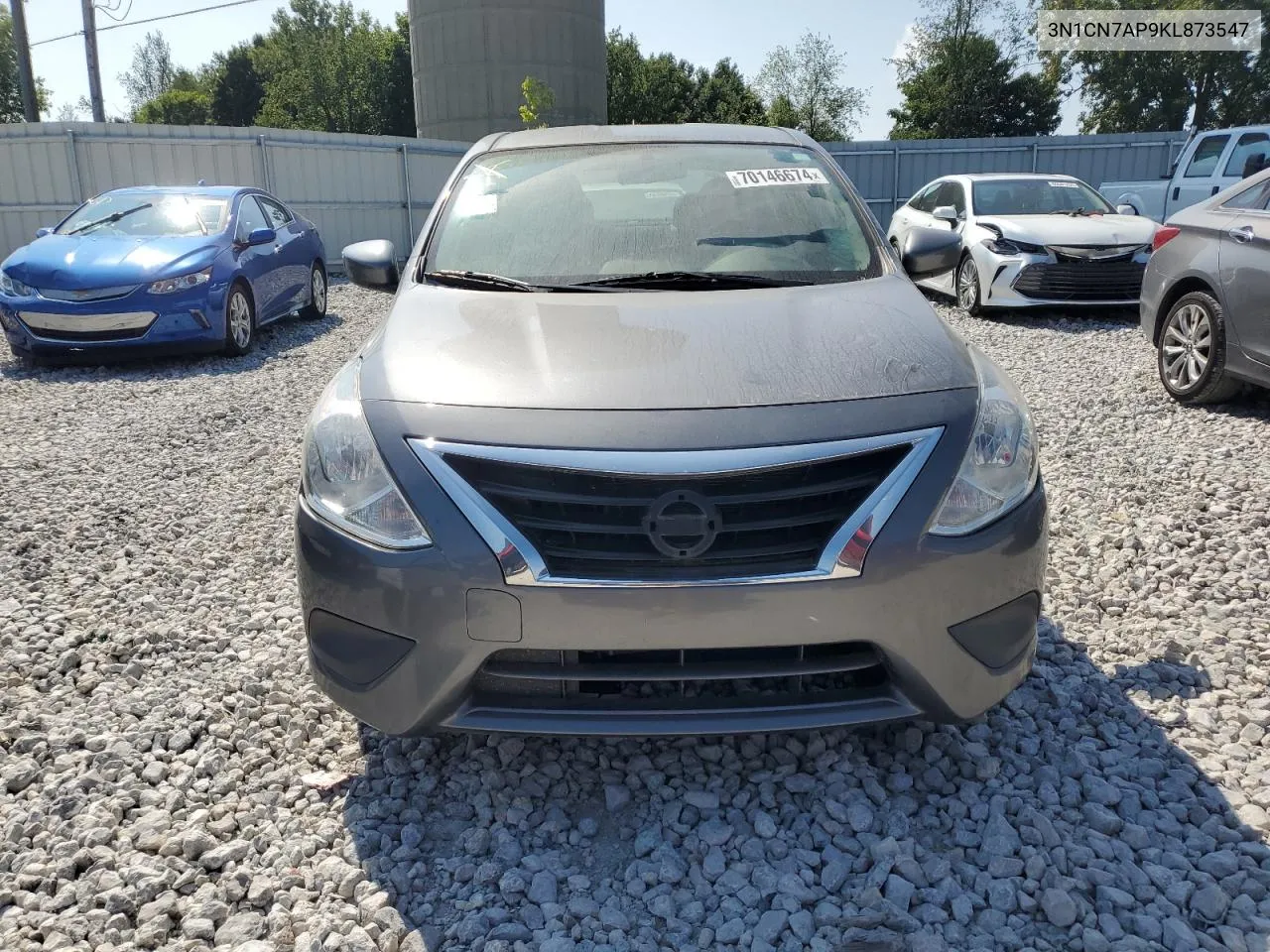 2019 Nissan Versa S VIN: 3N1CN7AP9KL873547 Lot: 70146674