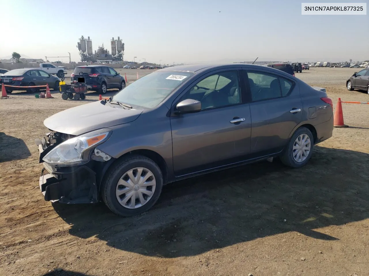 2019 Nissan Versa S VIN: 3N1CN7AP0KL877325 Lot: 70664284