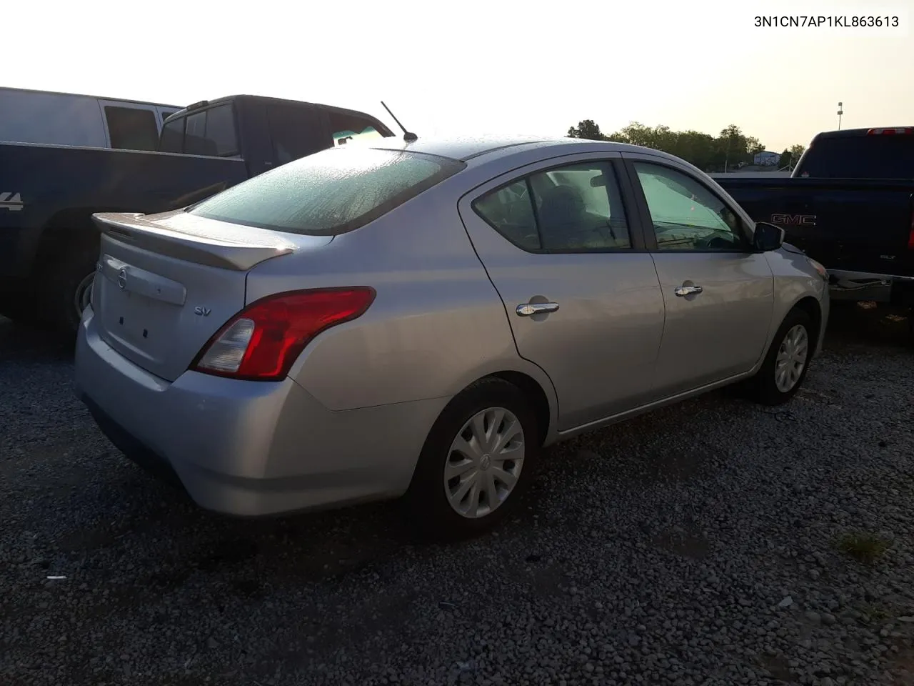 2019 Nissan Versa S VIN: 3N1CN7AP1KL863613 Lot: 70750824