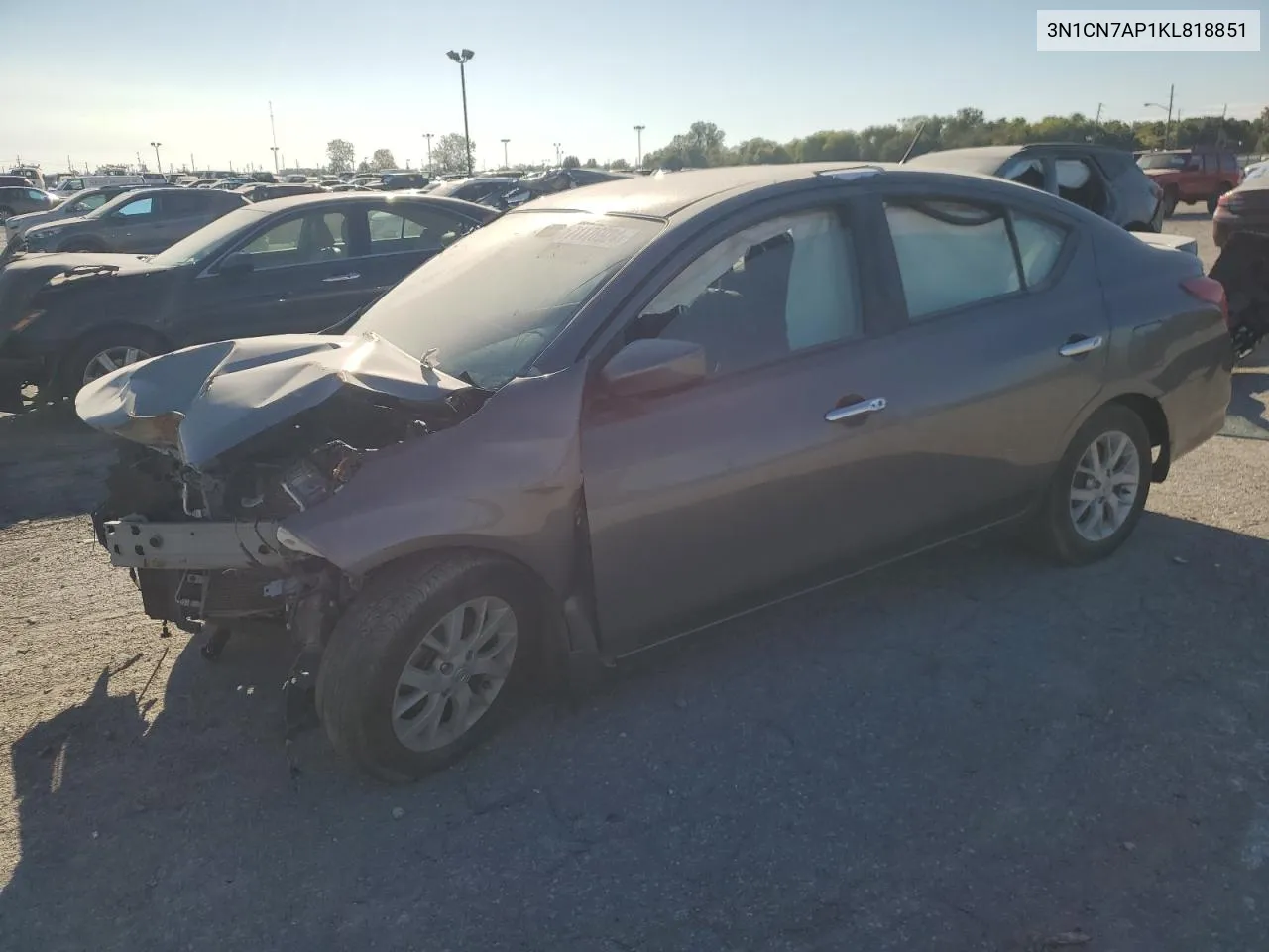 3N1CN7AP1KL818851 2019 Nissan Versa S