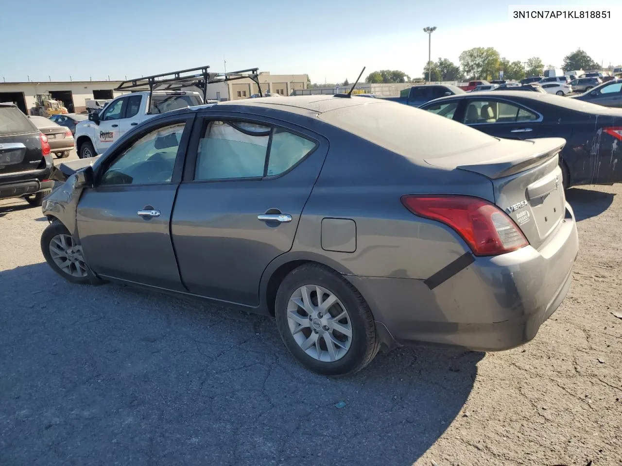 2019 Nissan Versa S VIN: 3N1CN7AP1KL818851 Lot: 71176924