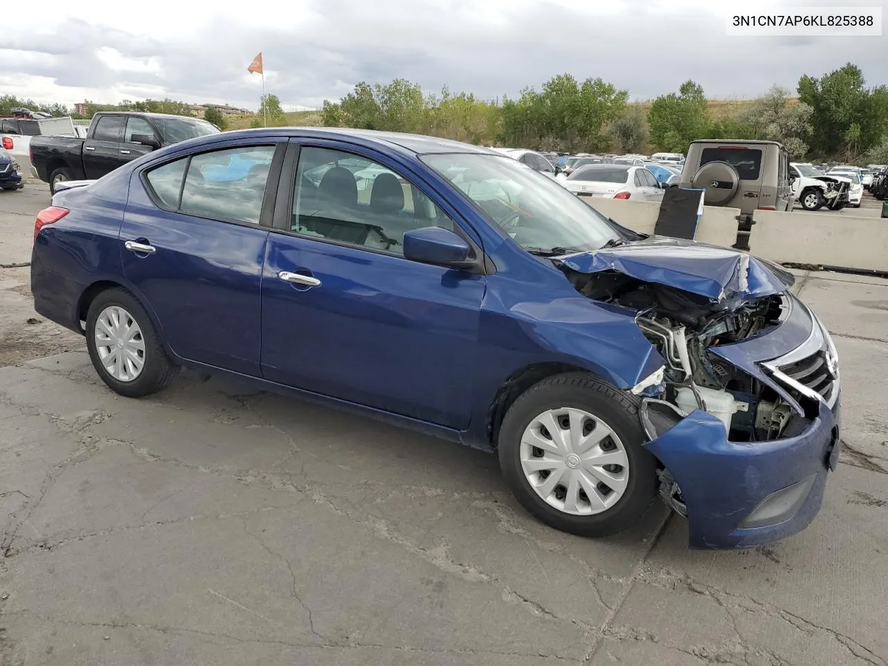 2019 Nissan Versa S VIN: 3N1CN7AP6KL825388 Lot: 71471984