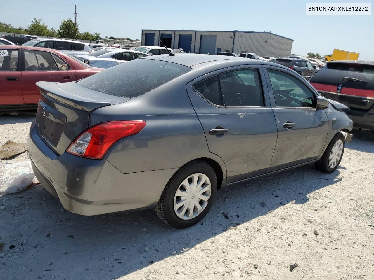 2019 Nissan Versa S VIN: 3N1CN7APXKL812272 Lot: 71676394