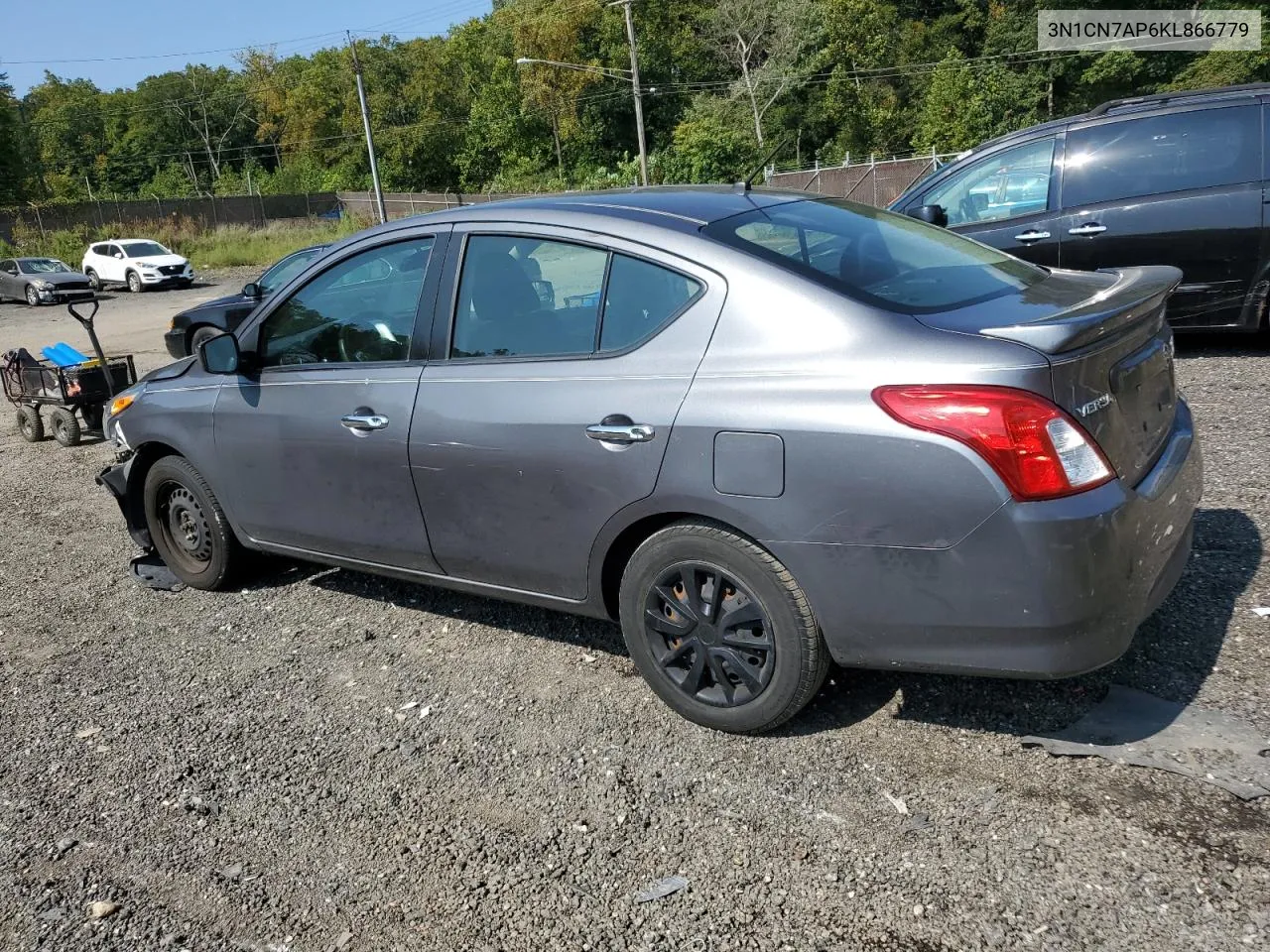 2019 Nissan Versa S VIN: 3N1CN7AP6KL866779 Lot: 72119884