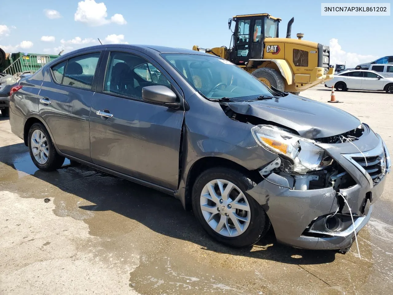 2019 Nissan Versa S VIN: 3N1CN7AP3KL861202 Lot: 72198794