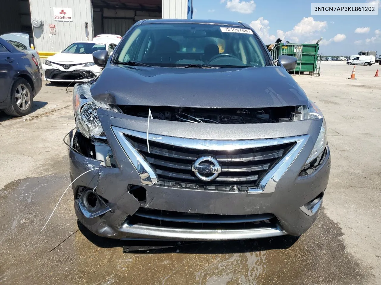 3N1CN7AP3KL861202 2019 Nissan Versa S