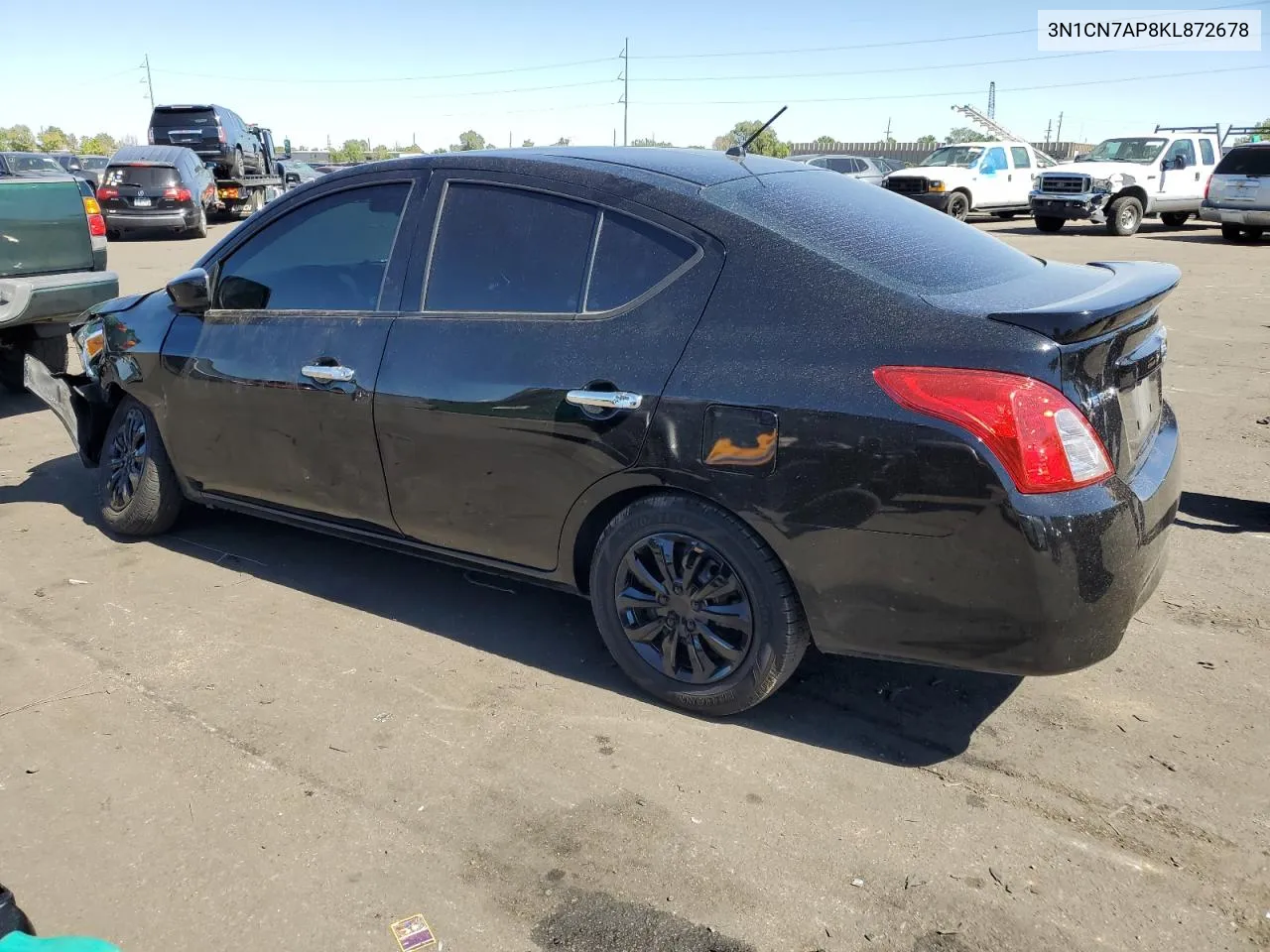 2019 Nissan Versa S VIN: 3N1CN7AP8KL872678 Lot: 72340454