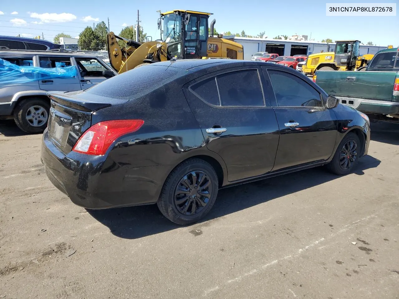 2019 Nissan Versa S VIN: 3N1CN7AP8KL872678 Lot: 72340454