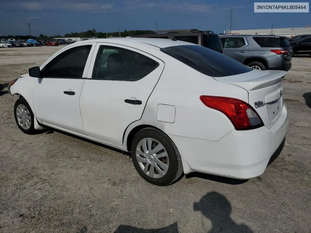 3N1CN7AP6KL805464 2019 Nissan Versa S