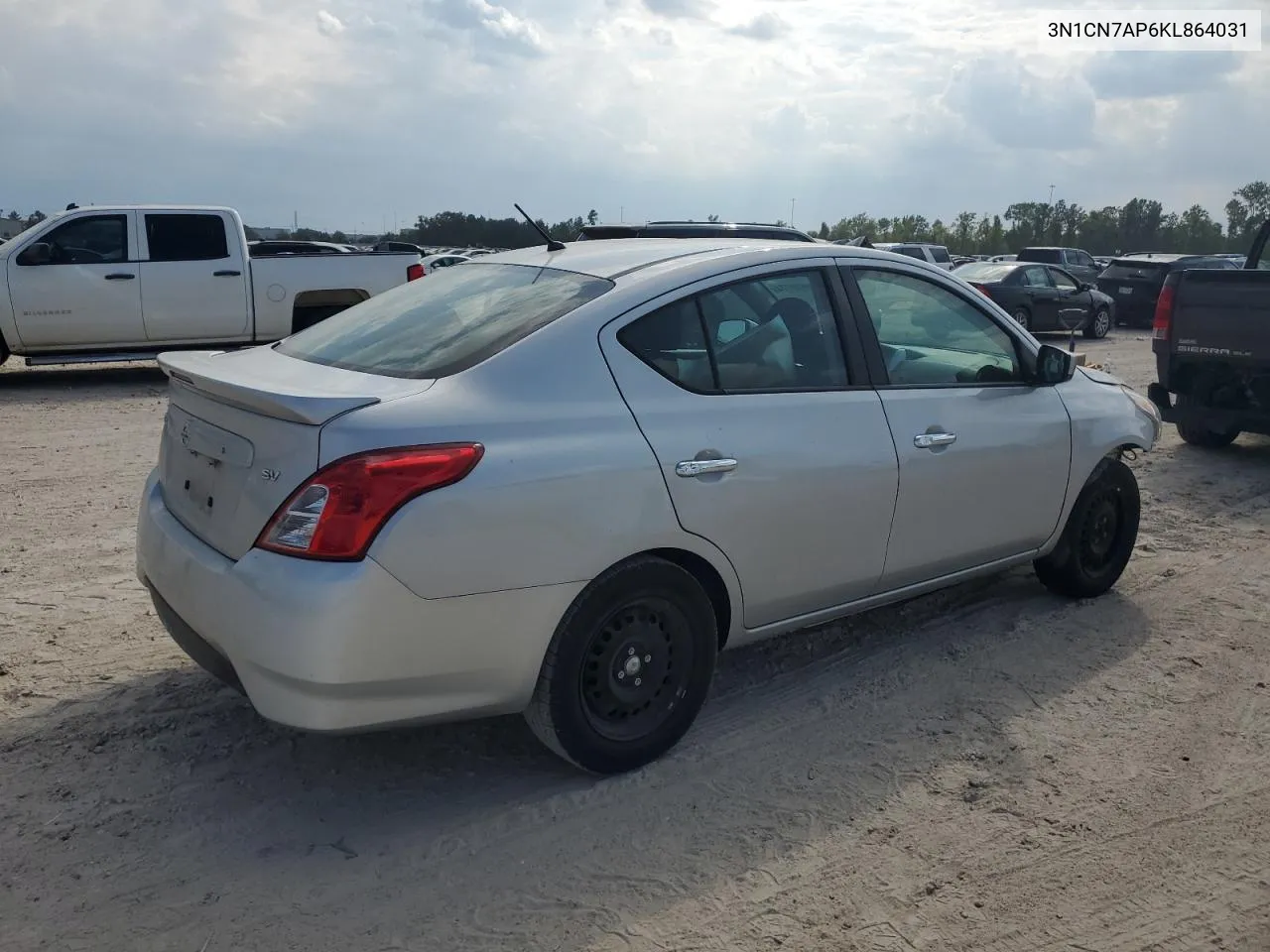 2019 Nissan Versa S VIN: 3N1CN7AP6KL864031 Lot: 72572774