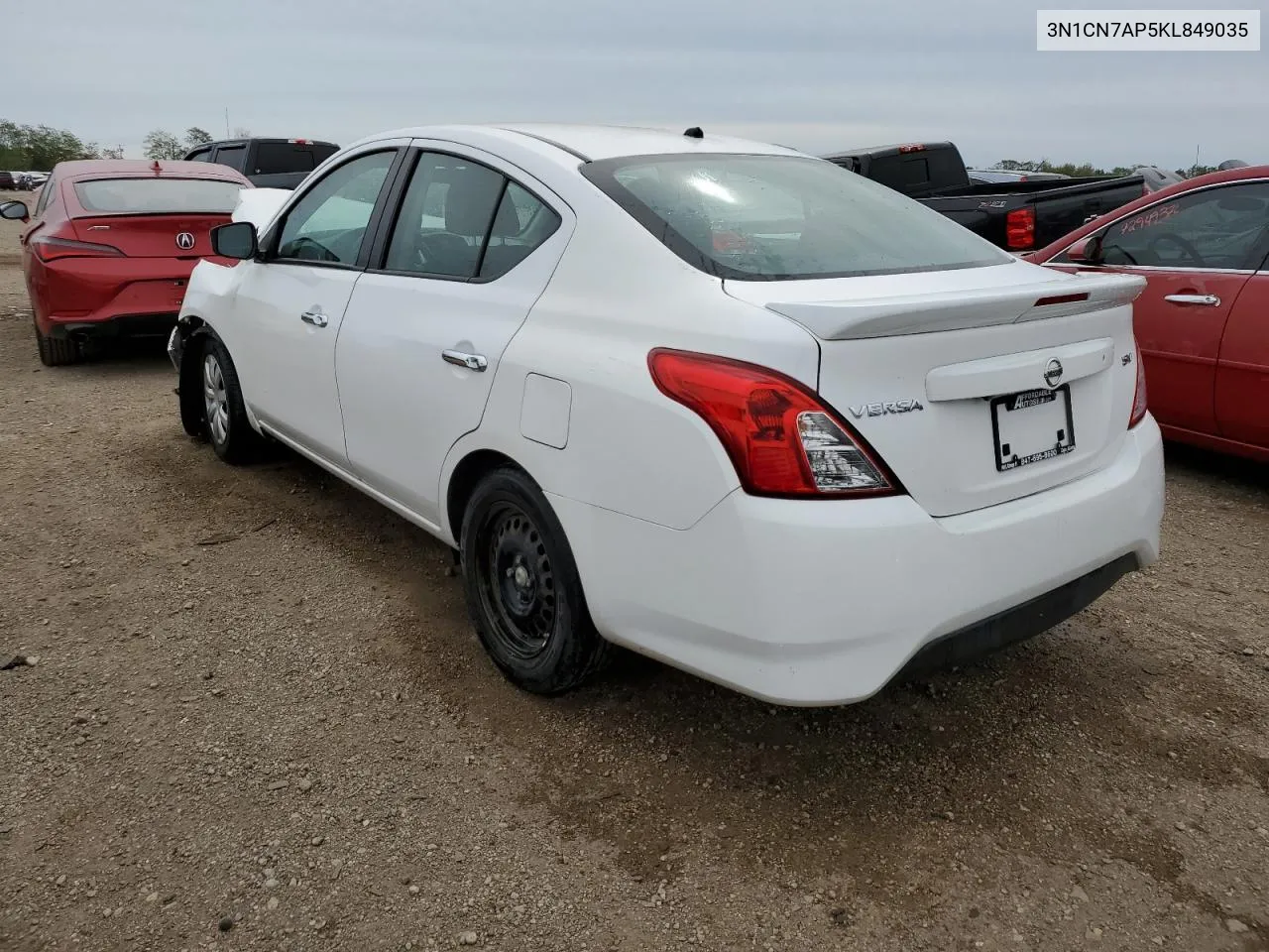 2019 Nissan Versa S VIN: 3N1CN7AP5KL849035 Lot: 72728114