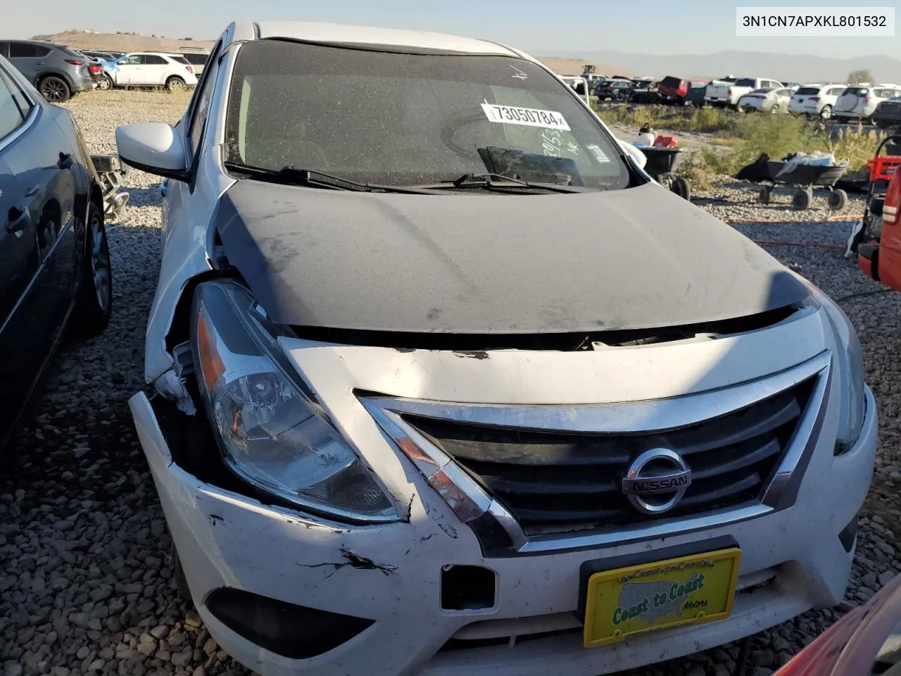 3N1CN7APXKL801532 2019 Nissan Versa S