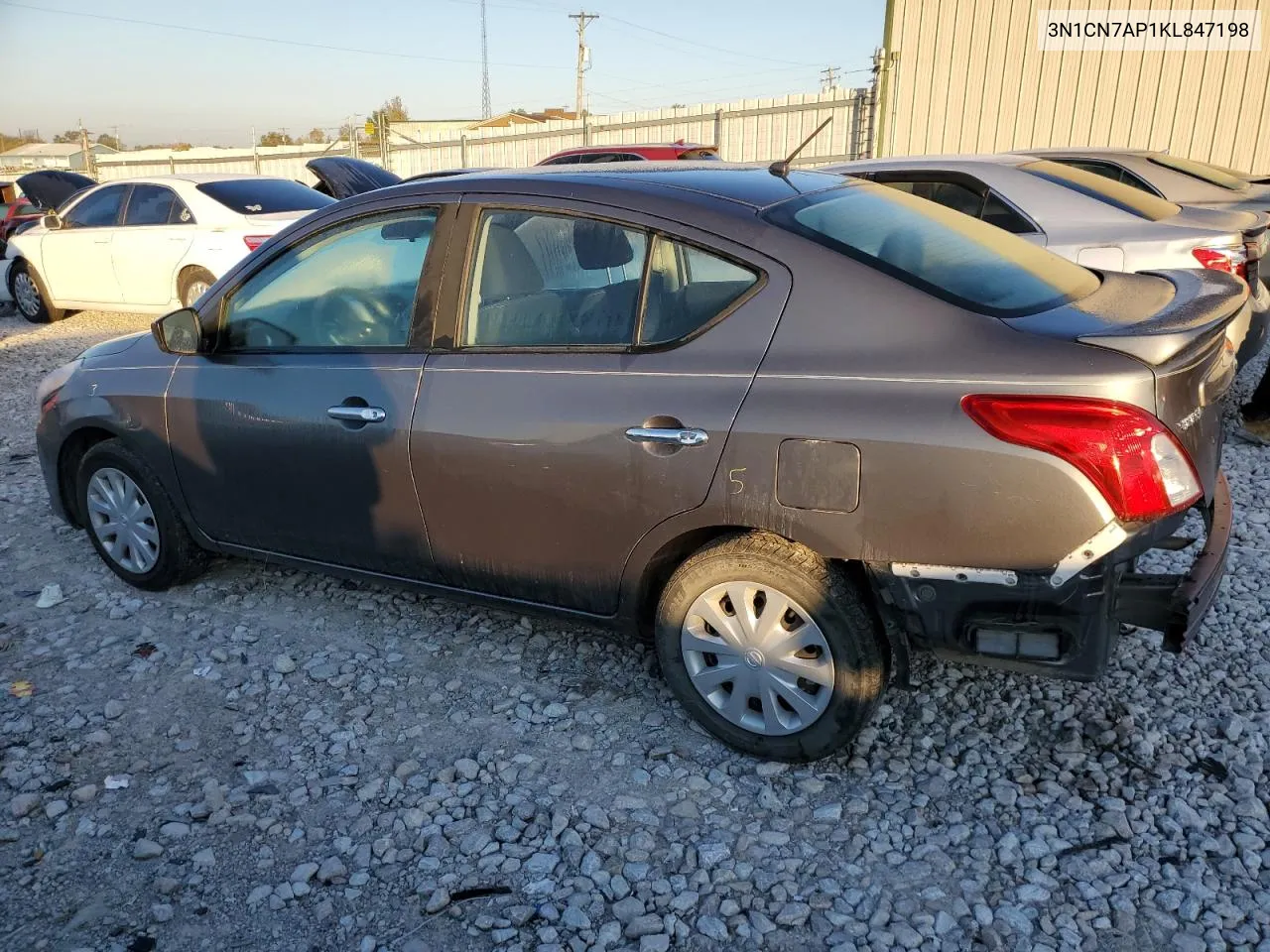 2019 Nissan Versa S VIN: 3N1CN7AP1KL847198 Lot: 73145444