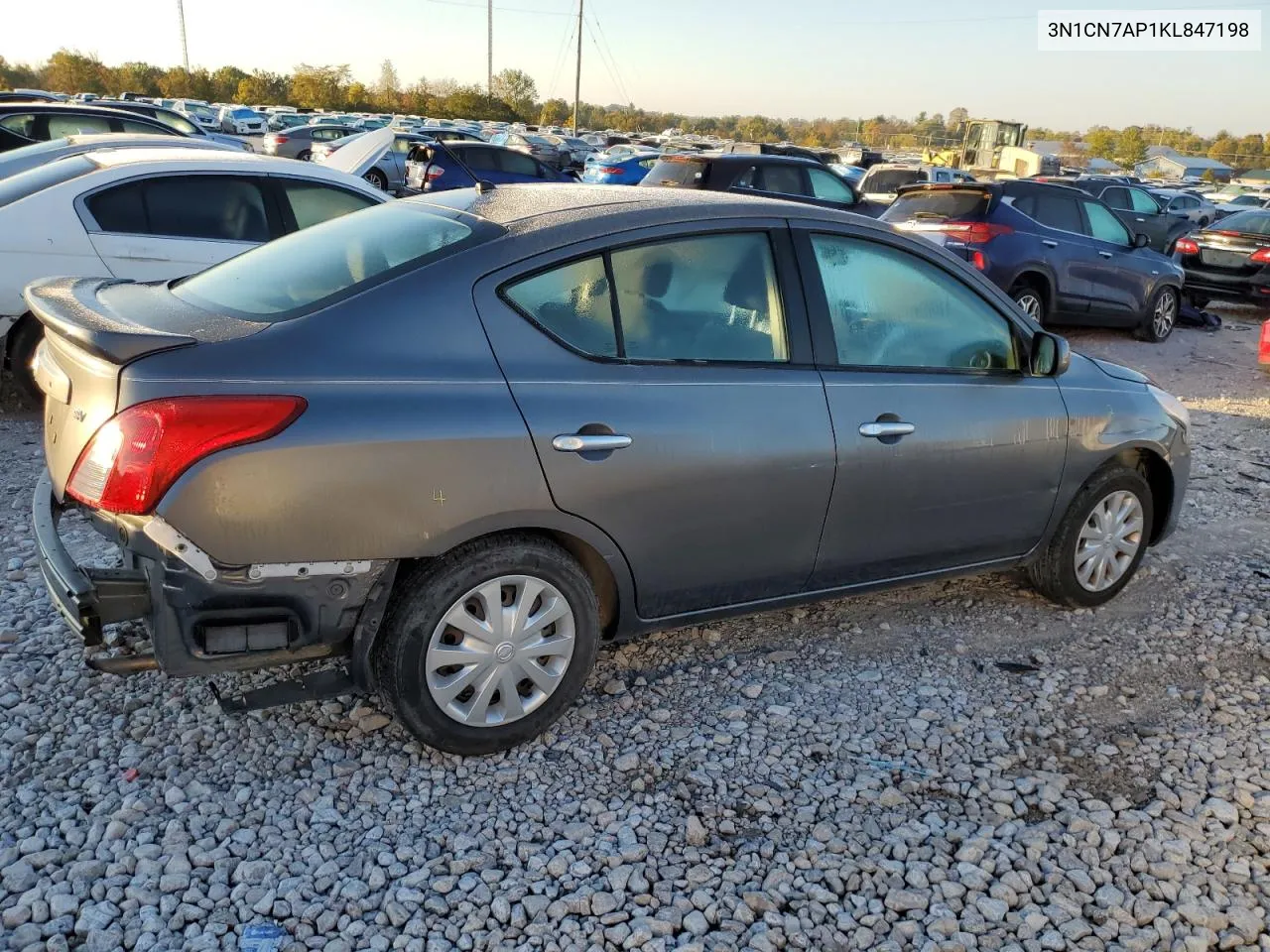 2019 Nissan Versa S VIN: 3N1CN7AP1KL847198 Lot: 73145444