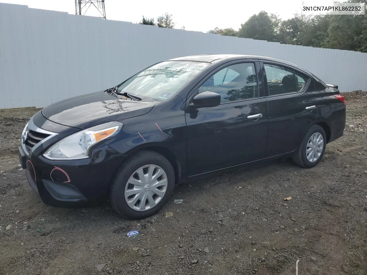 3N1CN7AP1KL862252 2019 Nissan Versa S