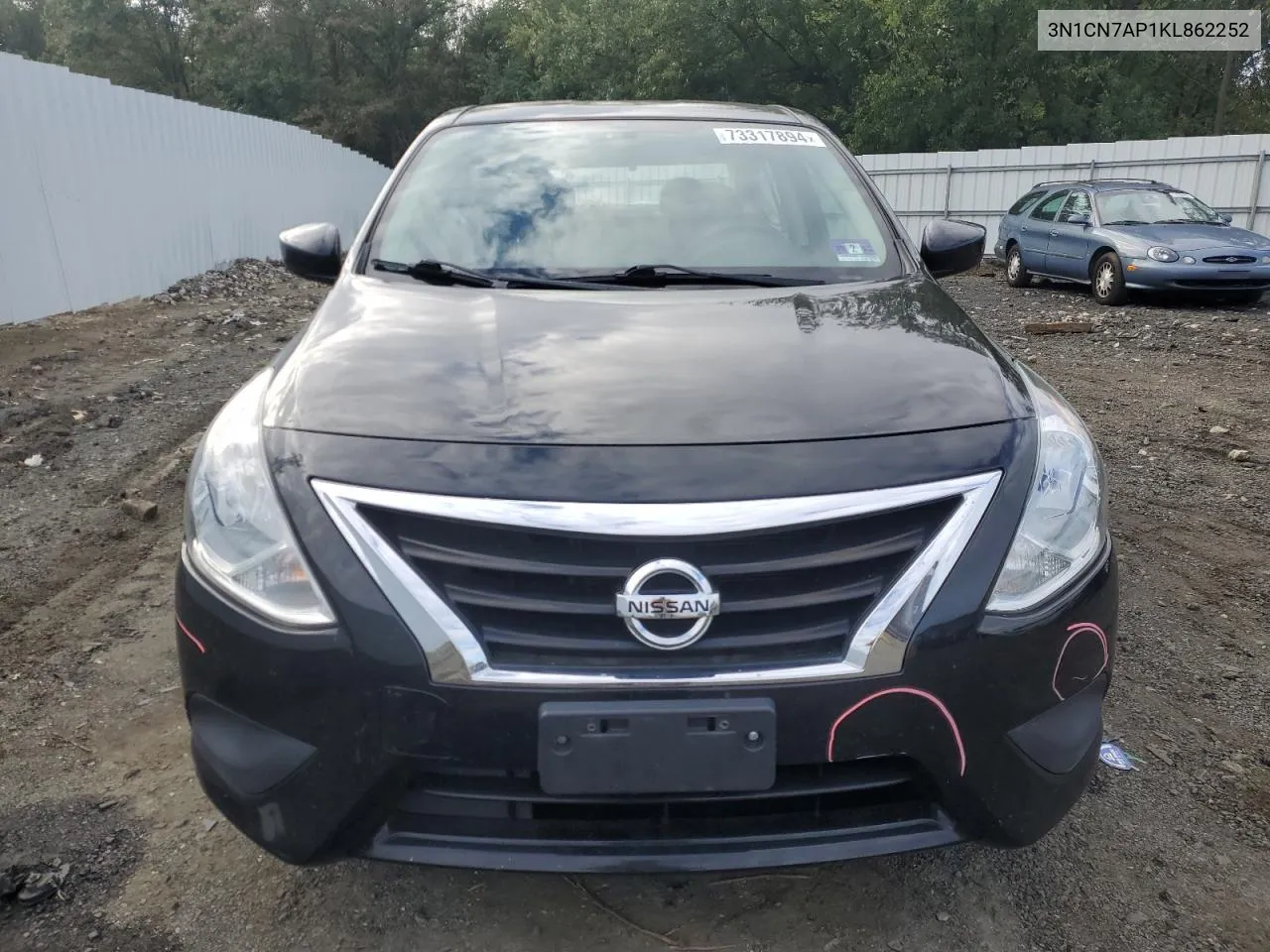 2019 Nissan Versa S VIN: 3N1CN7AP1KL862252 Lot: 73317894