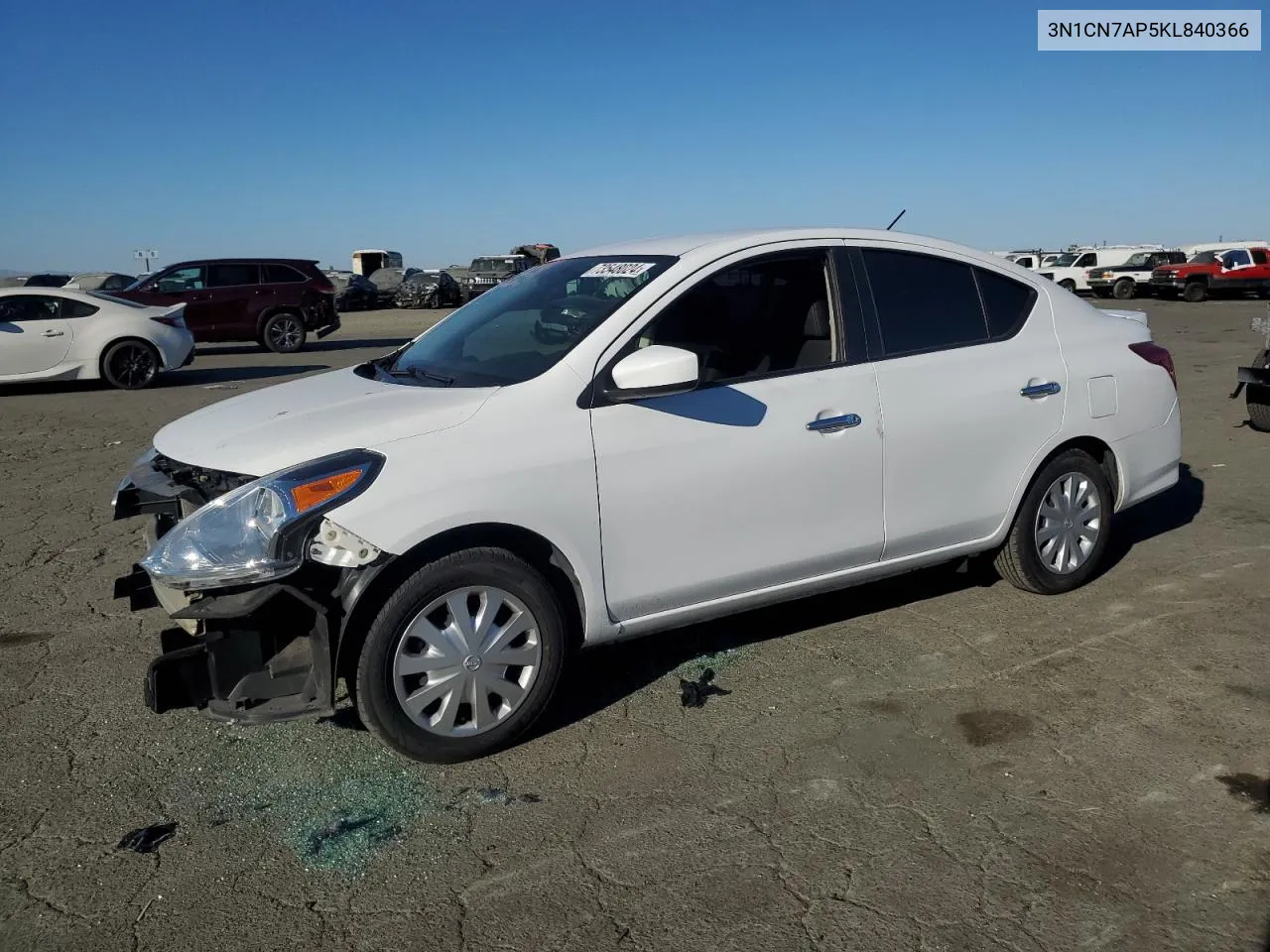 3N1CN7AP5KL840366 2019 Nissan Versa S