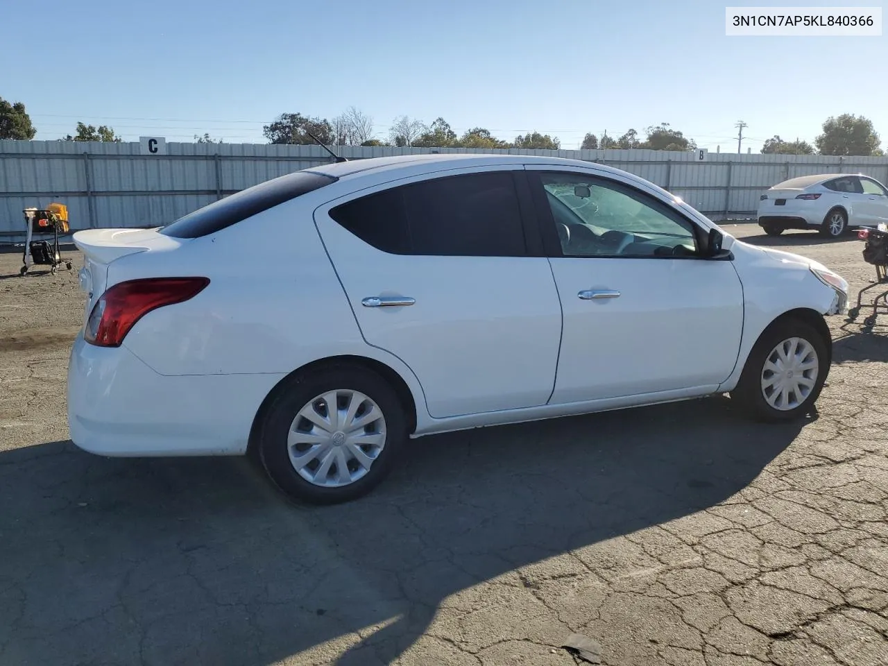 2019 Nissan Versa S VIN: 3N1CN7AP5KL840366 Lot: 73548024