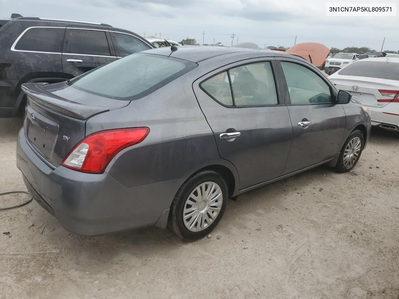 2019 Nissan Versa S VIN: 3N1CN7AP5KL809571 Lot: 74855954