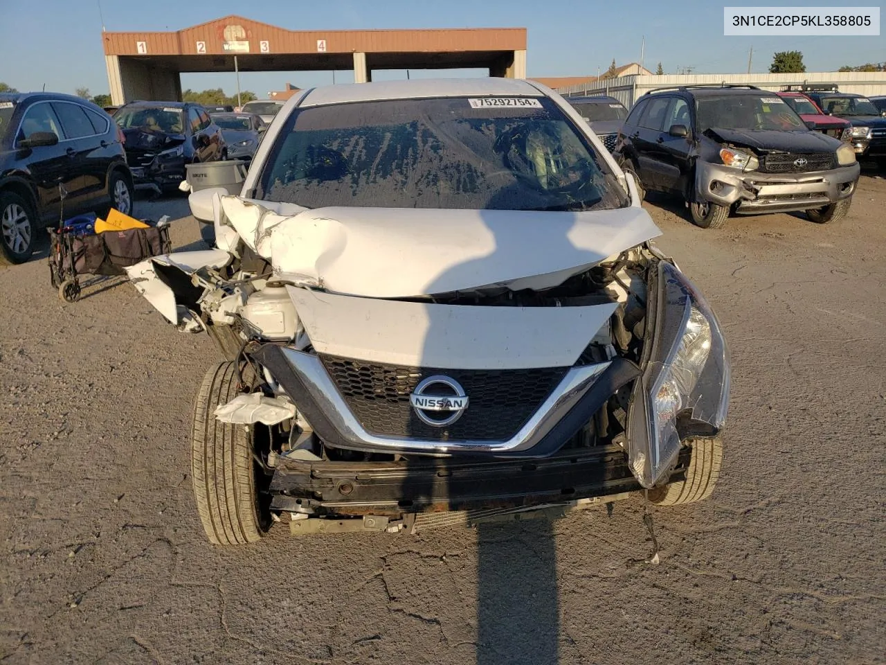 2019 Nissan Versa Note S VIN: 3N1CE2CP5KL358805 Lot: 75292754