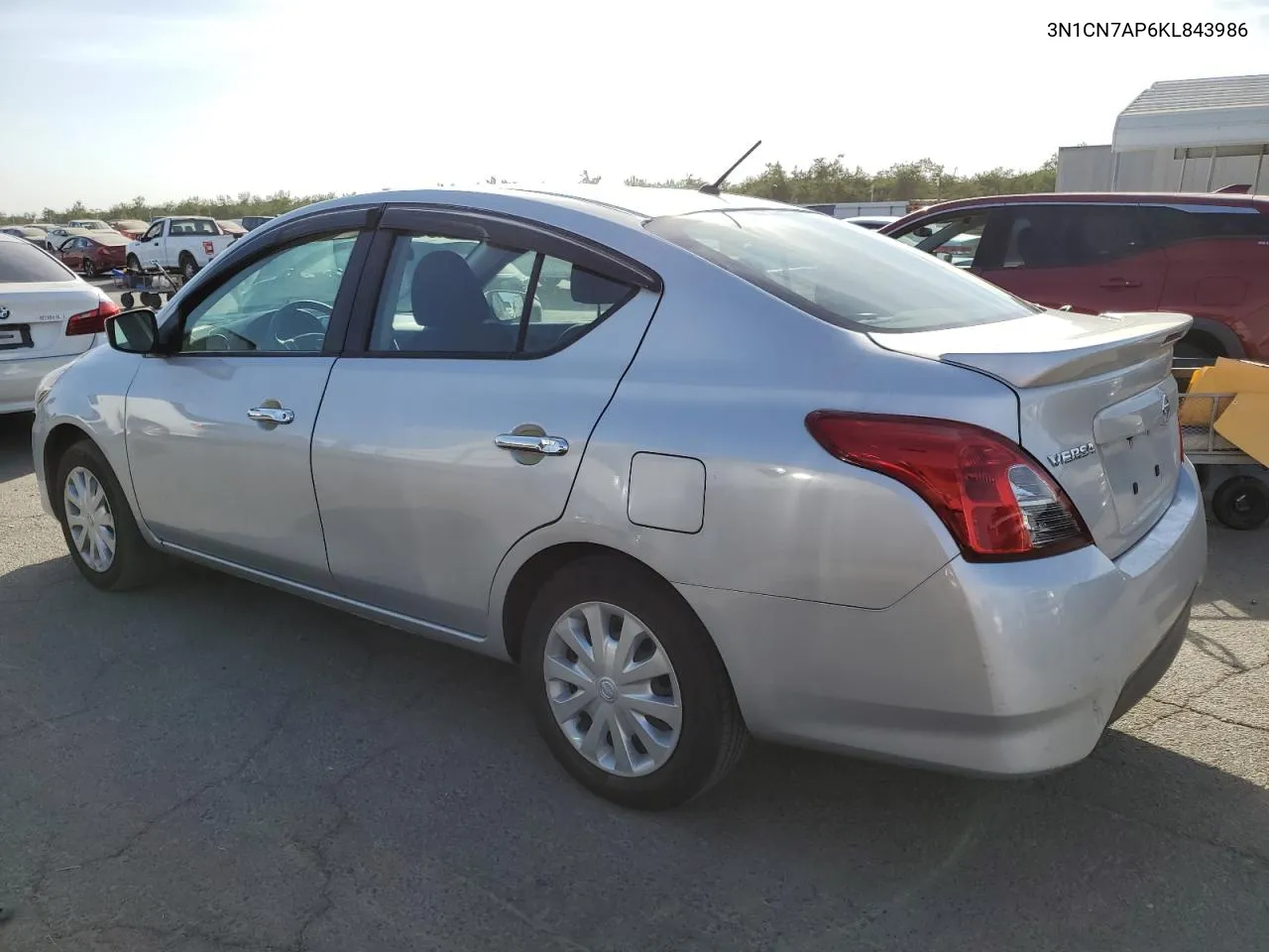 2019 Nissan Versa S VIN: 3N1CN7AP6KL843986 Lot: 75463204