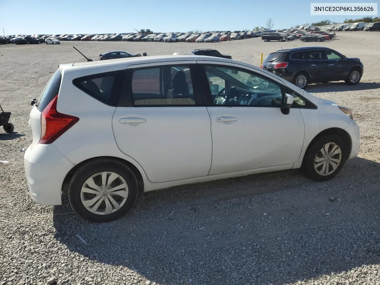 2019 Nissan Versa Note S VIN: 3N1CE2CP6KL356626 Lot: 76367144