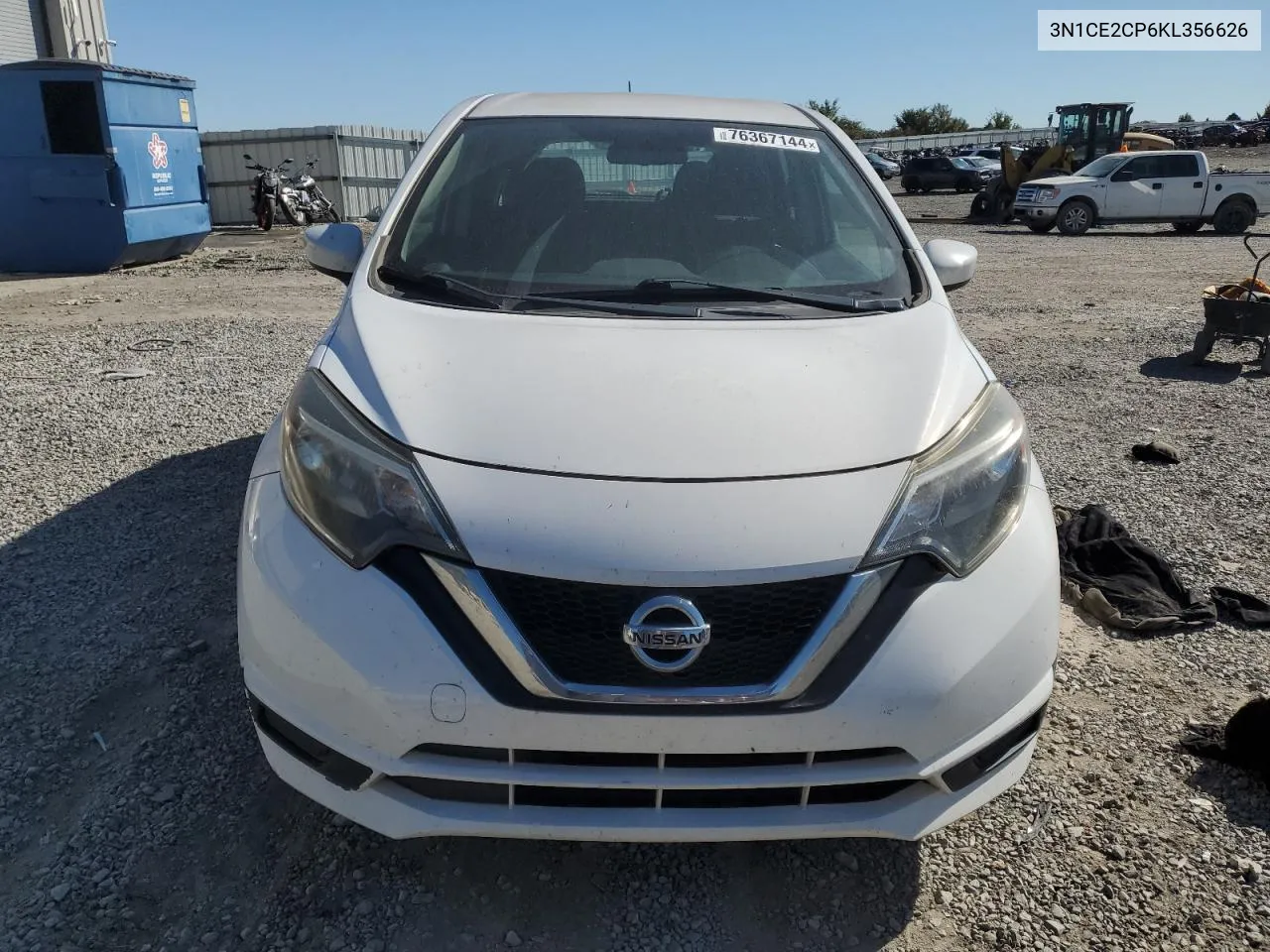 2019 Nissan Versa Note S VIN: 3N1CE2CP6KL356626 Lot: 76367144