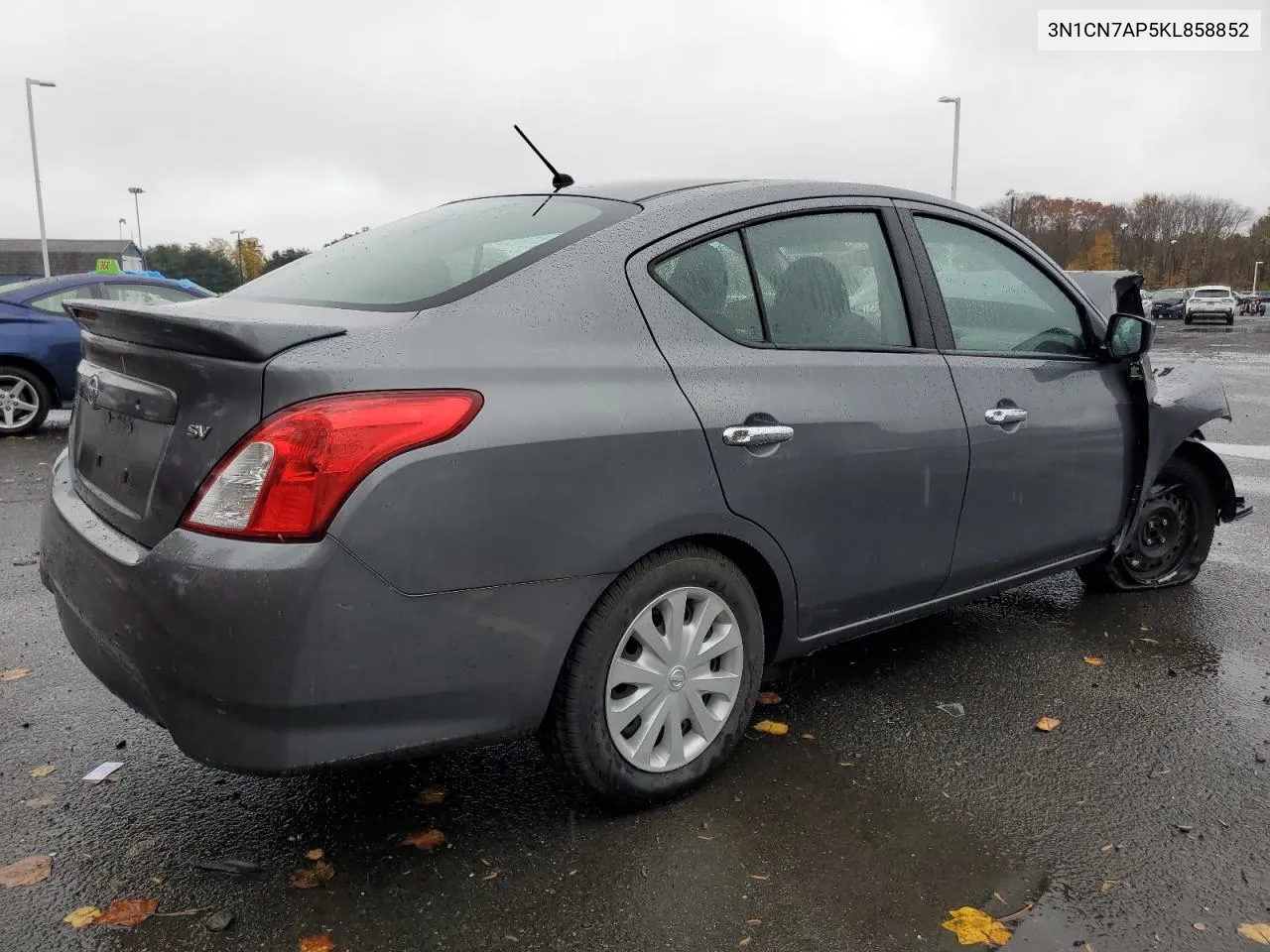 2019 Nissan Versa S VIN: 3N1CN7AP5KL858852 Lot: 76752874