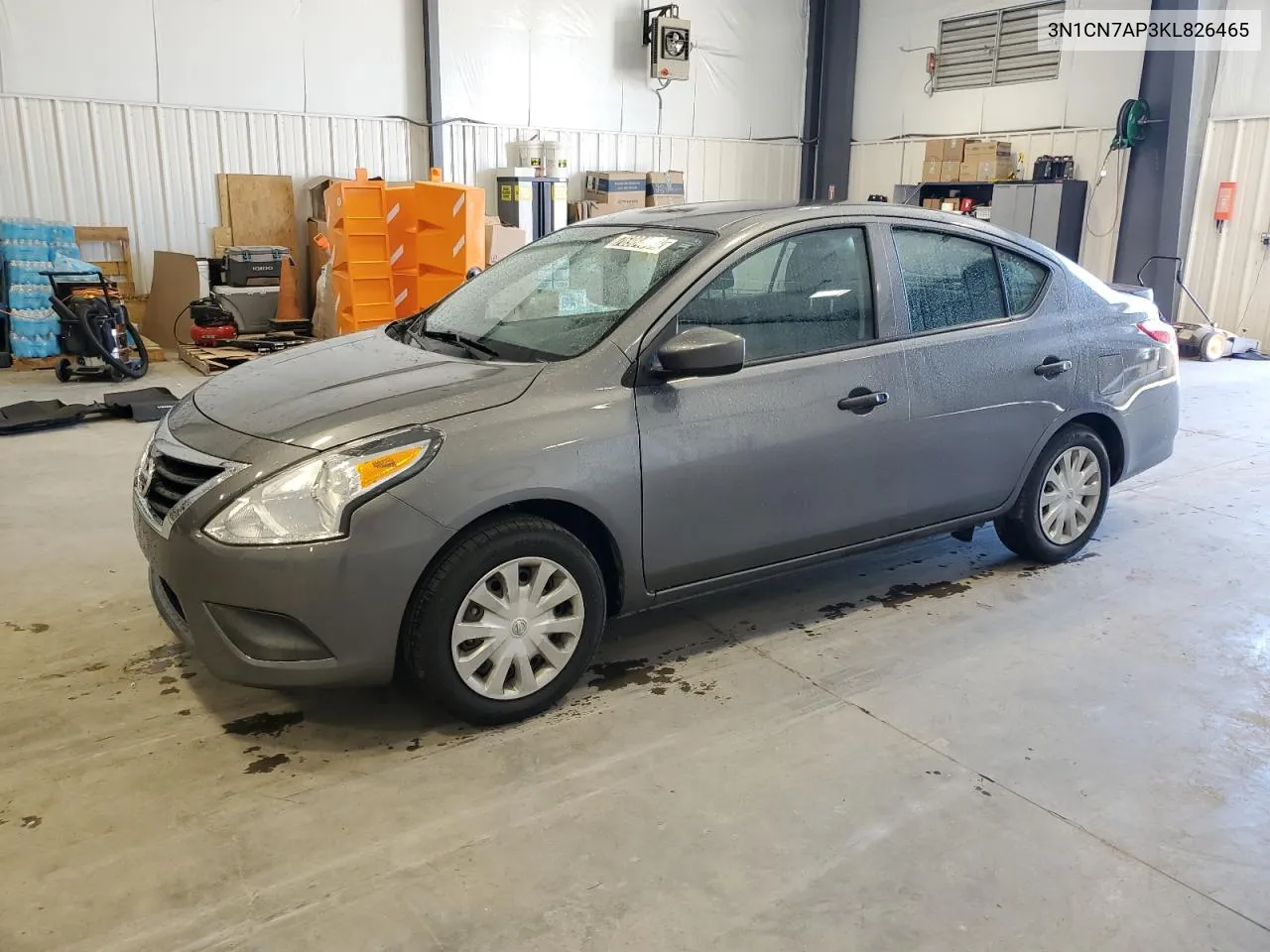 2019 Nissan Versa S VIN: 3N1CN7AP3KL826465 Lot: 76984074