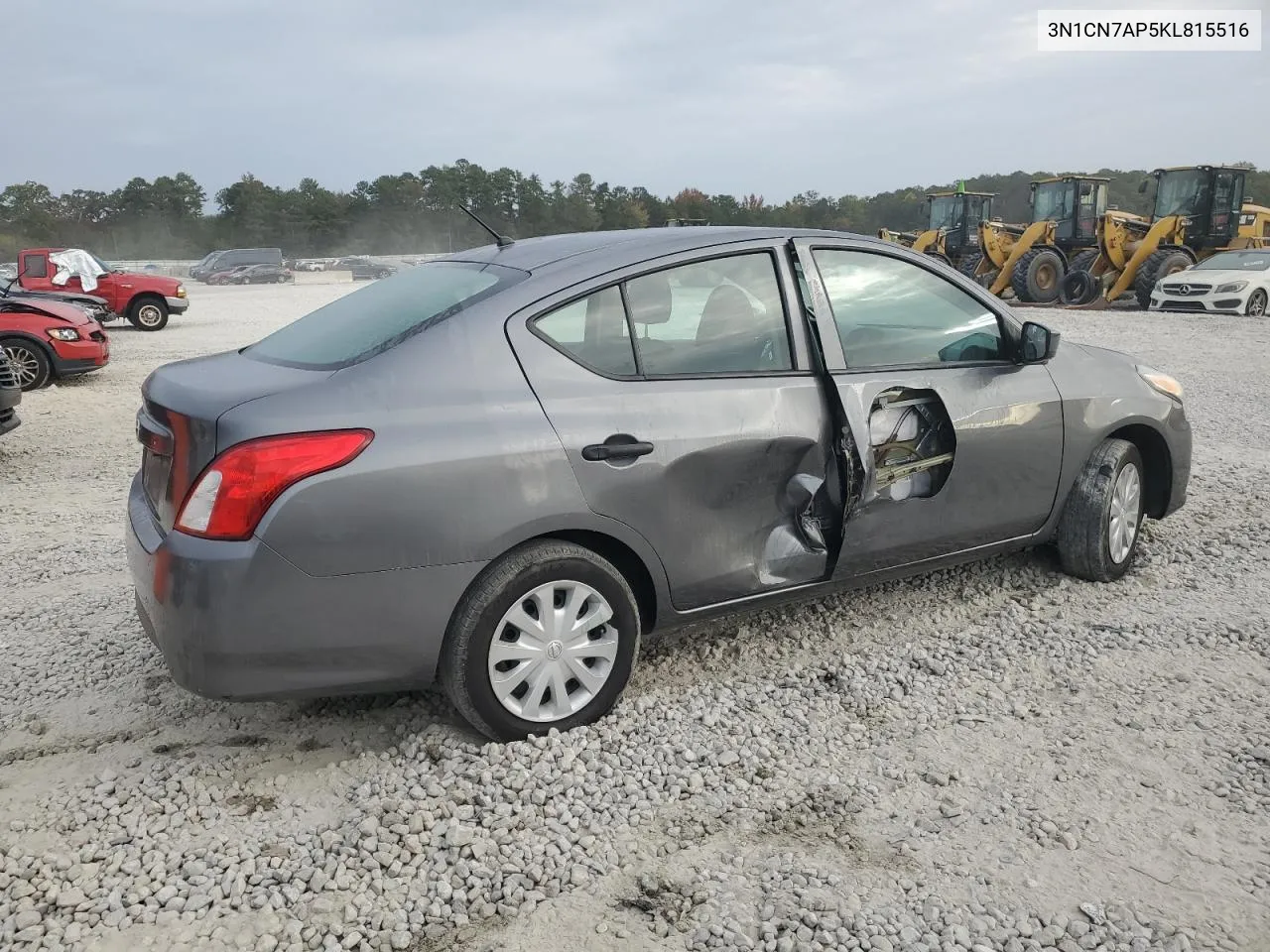 2019 Nissan Versa S VIN: 3N1CN7AP5KL815516 Lot: 77170184