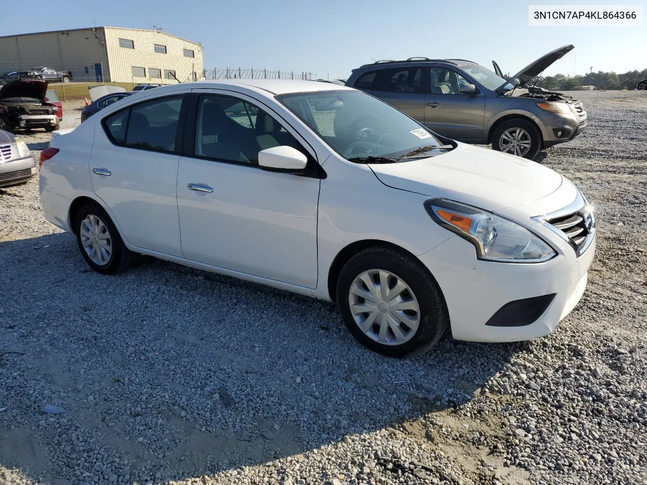 2019 Nissan Versa S VIN: 3N1CN7AP4KL864366 Lot: 77309684