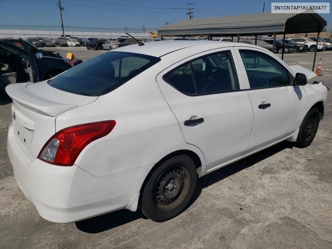 3N1CN7AP1KL833477 2019 Nissan Versa S