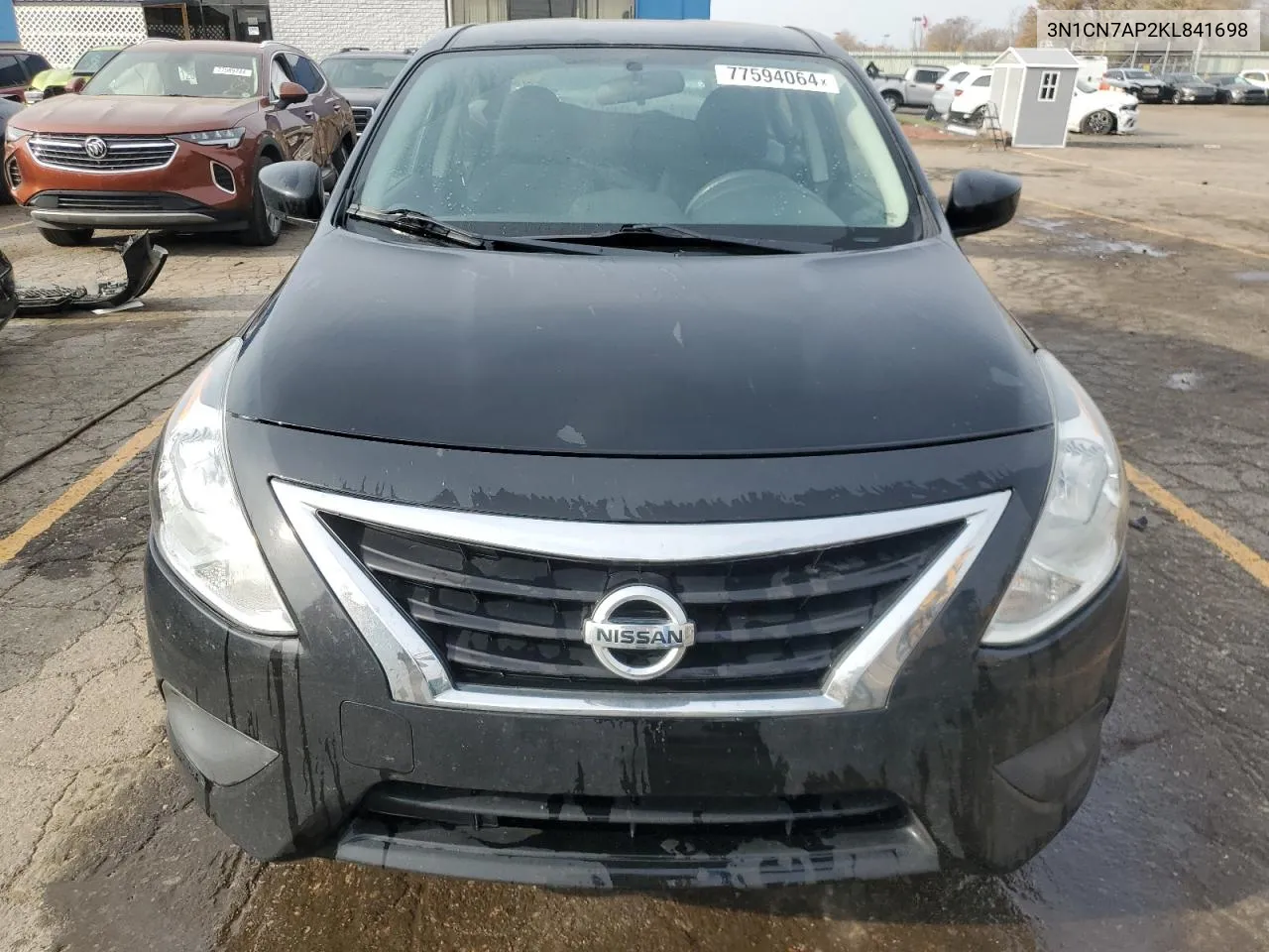 2019 Nissan Versa S VIN: 3N1CN7AP2KL841698 Lot: 77594064