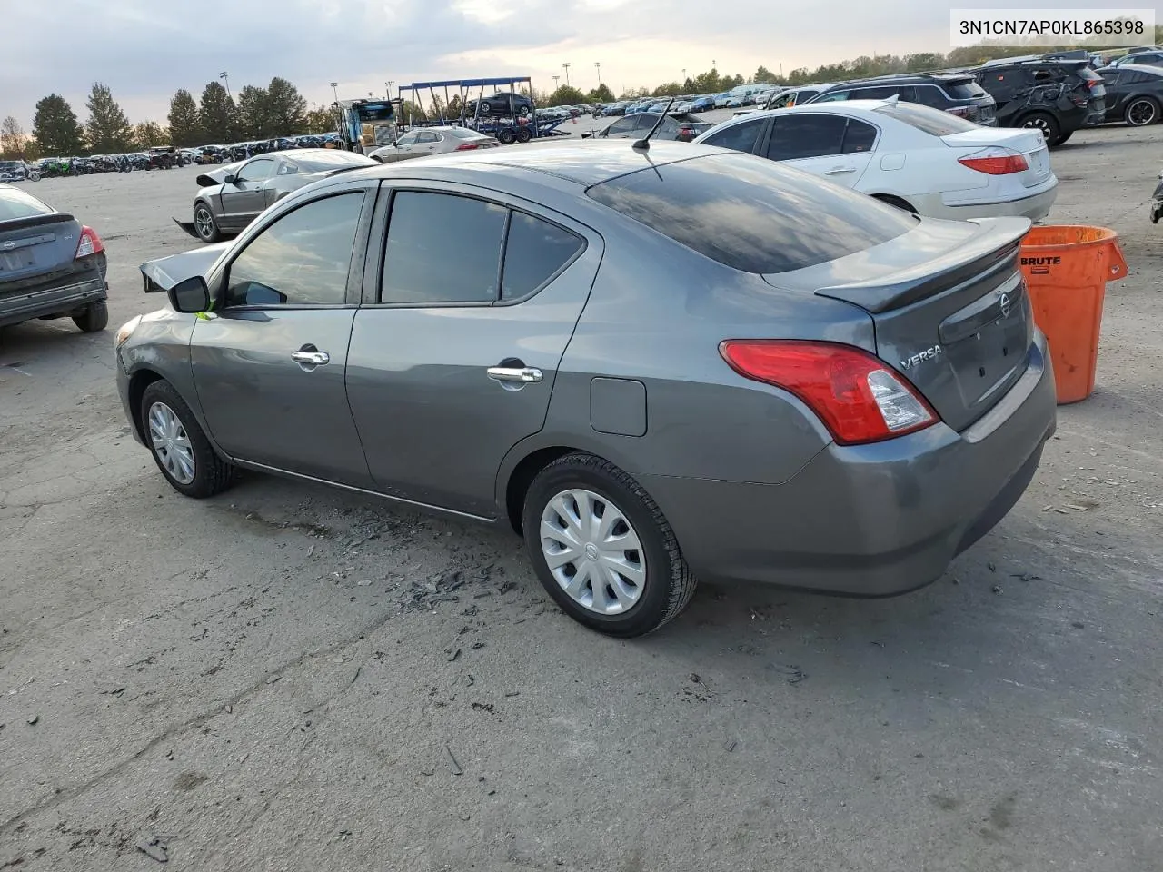 2019 Nissan Versa S VIN: 3N1CN7AP0KL865398 Lot: 77639254